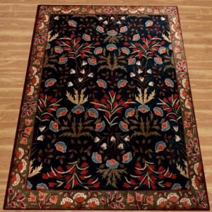 Hand Tufted Floral Living Area Wool Rug