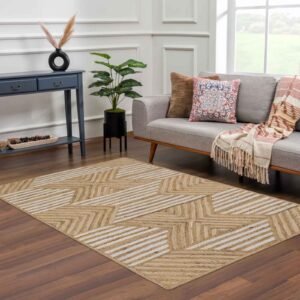 Refined Beige Hand Braided Jute Rug